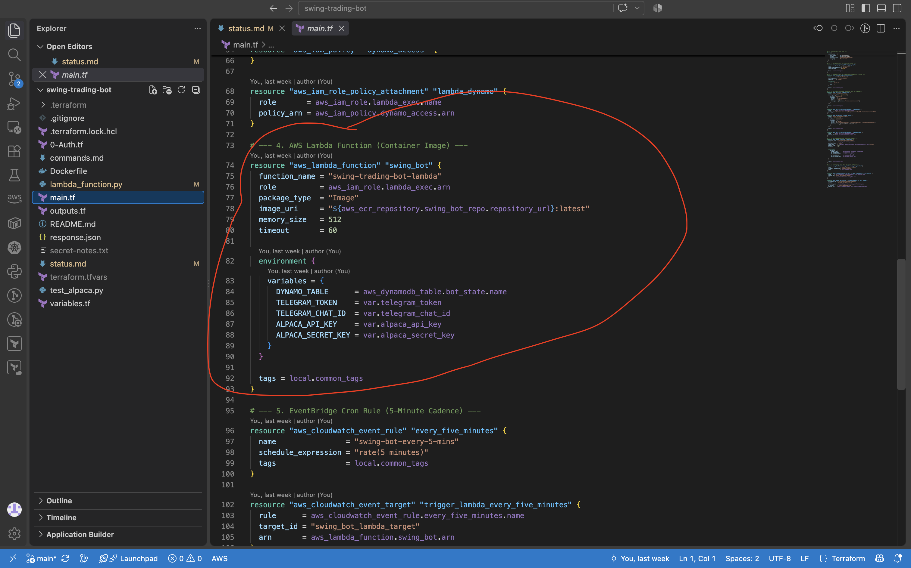 Terraform Infrastructure Script