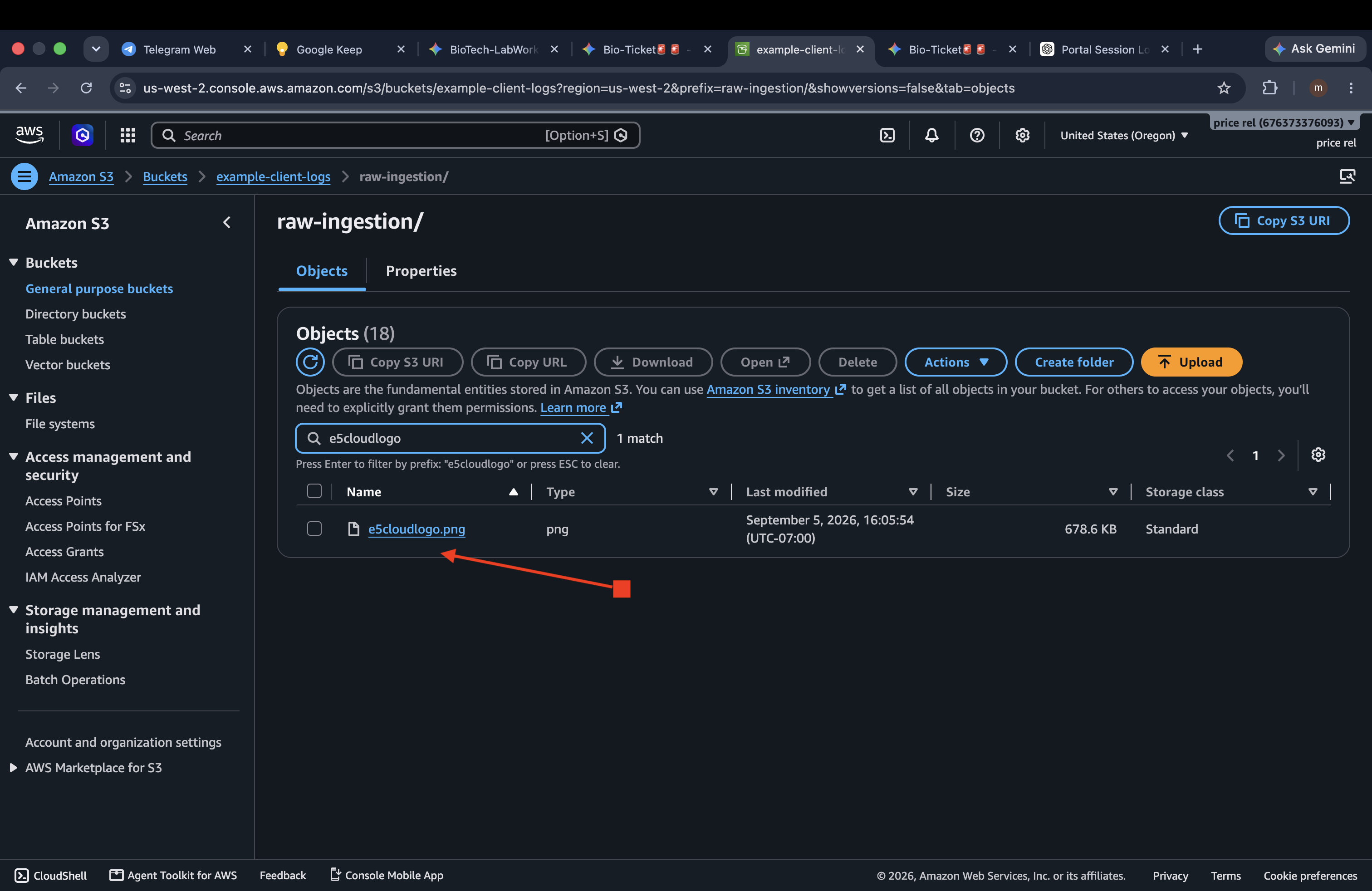AWS S3 Object Verification